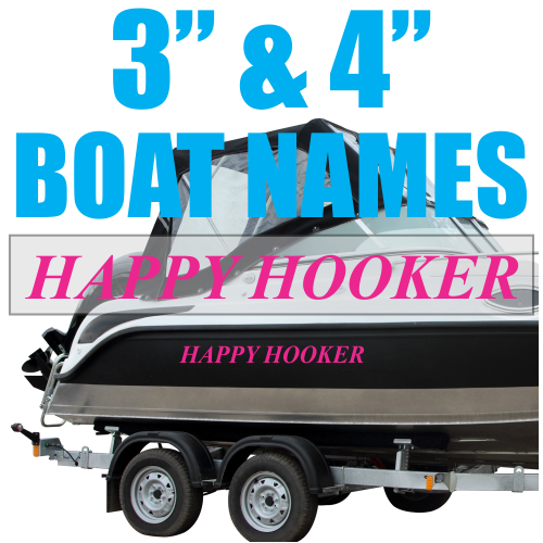 BOAT NAMES CANADA CUSTOM CUT DECALS Boat Numbers